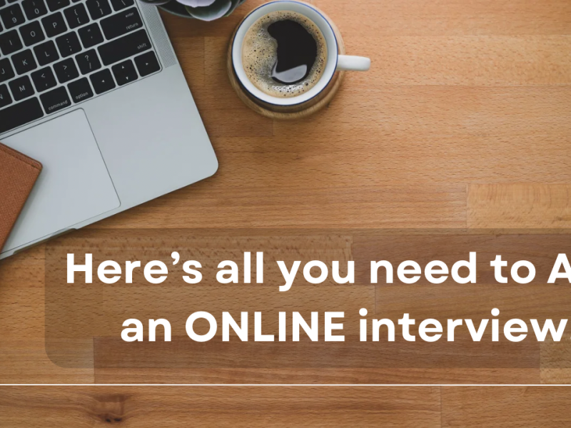 Ace any online interview with these 8 tips!